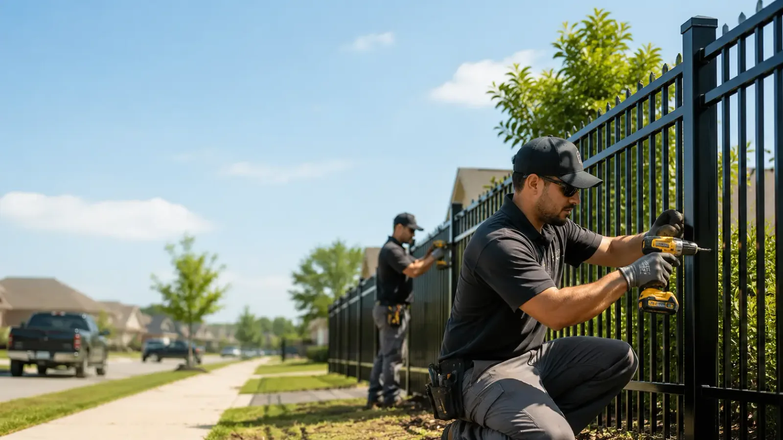 Metal Fence Installation in Cumming, GA